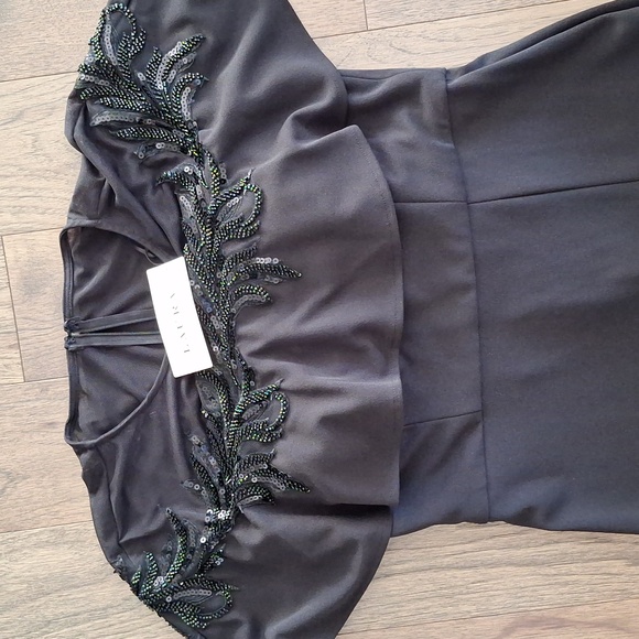 Sequin embroidered Cape sleeve dress.[8]BNWT - Picture 9 of 17